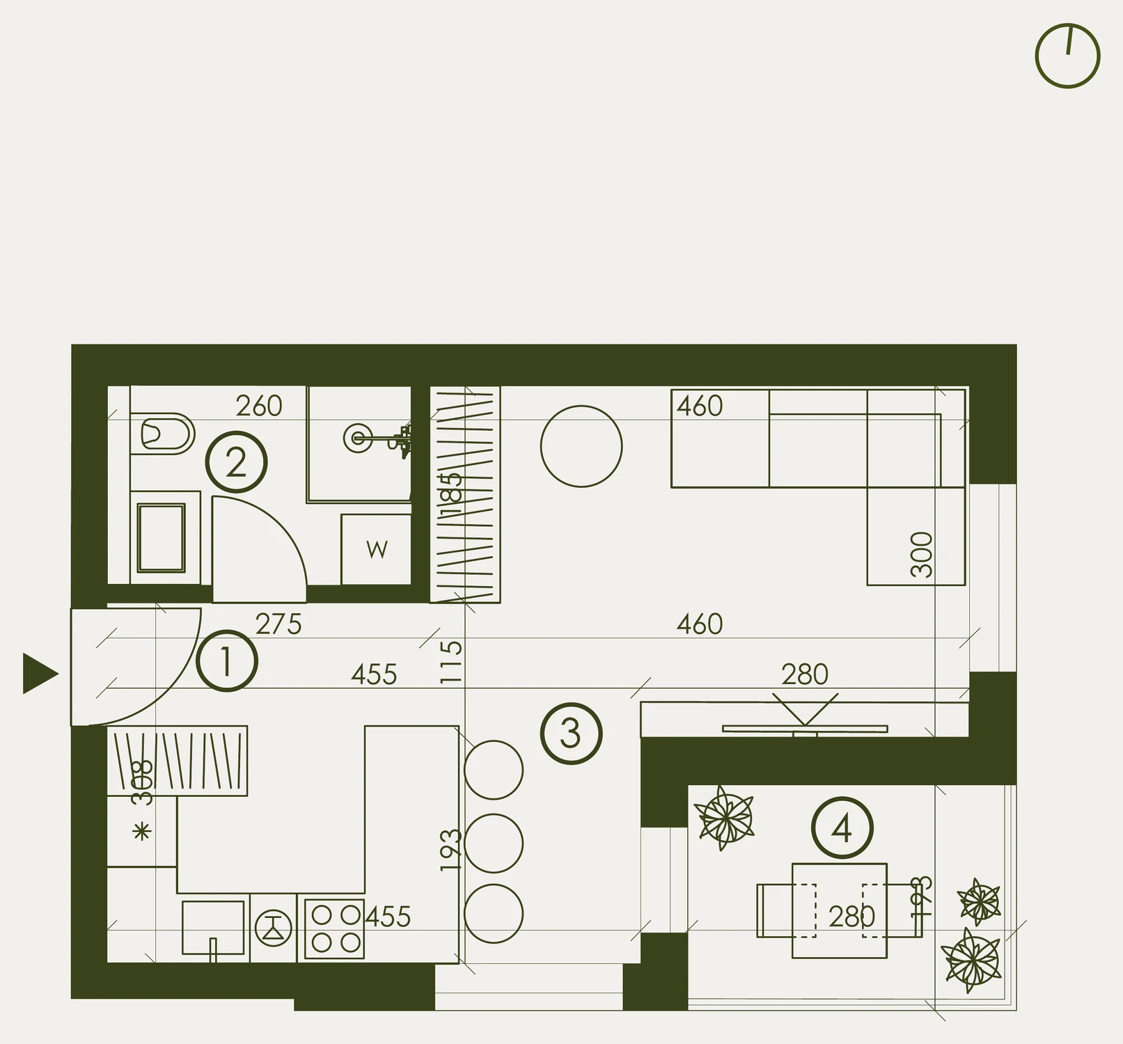 Tlocrt — S15, ResidenceZ Zabok