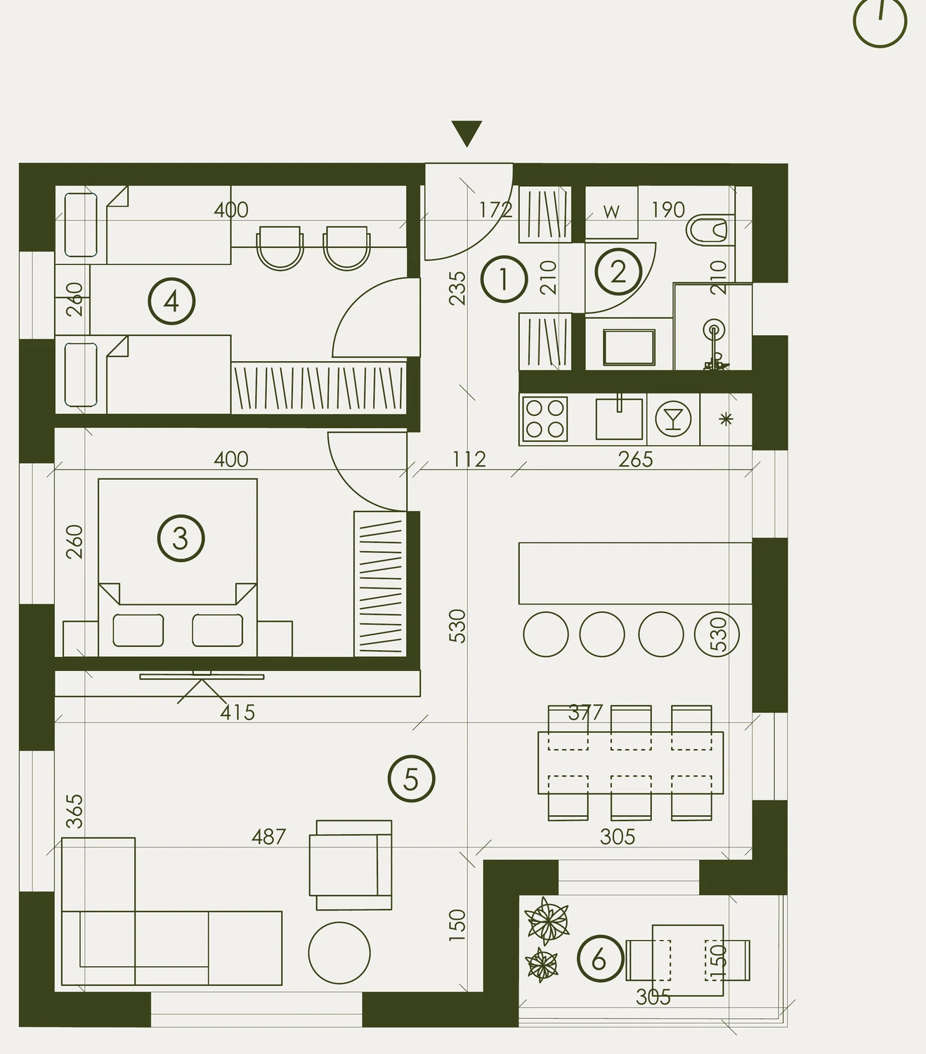 Tlocrt — S18, ResidenceZ Zabok