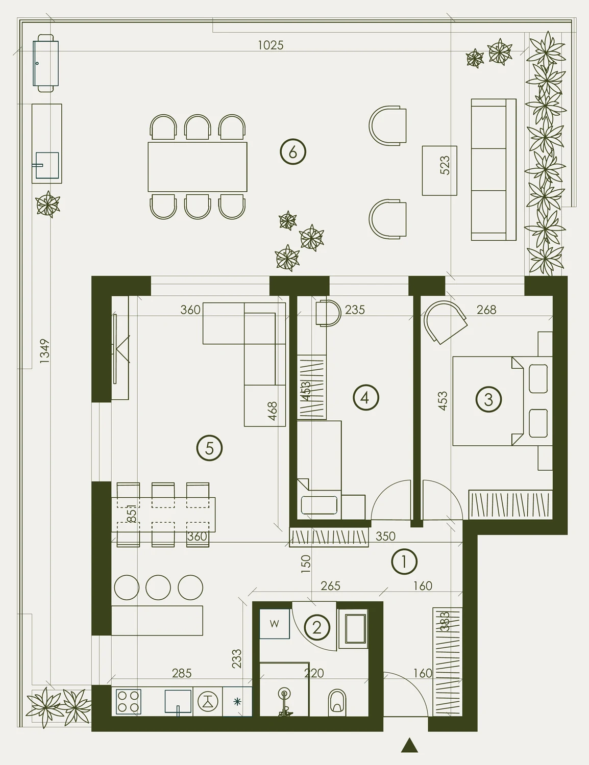 Tlocrt — S19, ResidenceZ Zabok