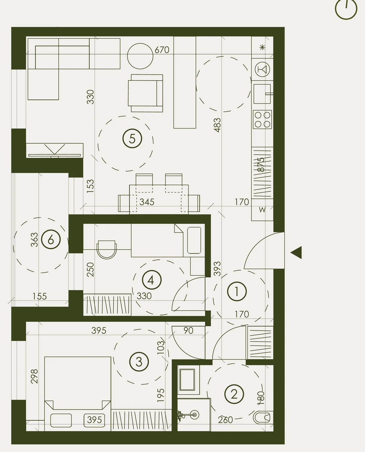 Tlocrt — S02, ResidenceZ Zabok