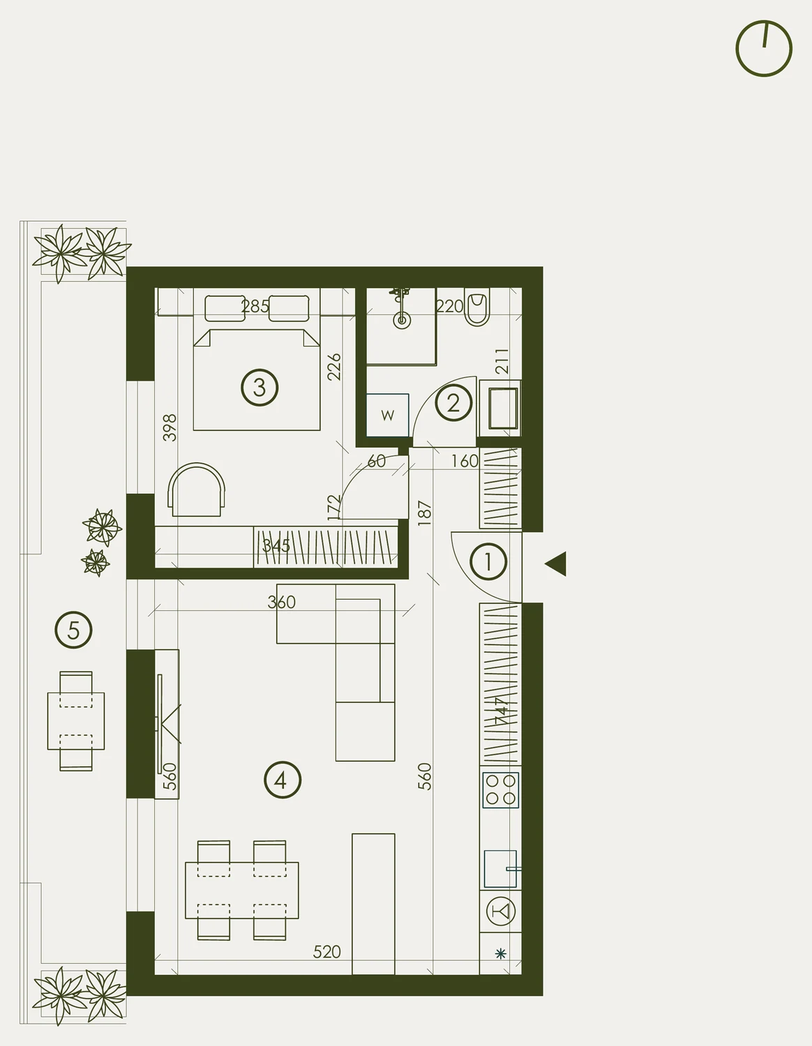 Tlocrt — S21, ResidenceZ Zabok