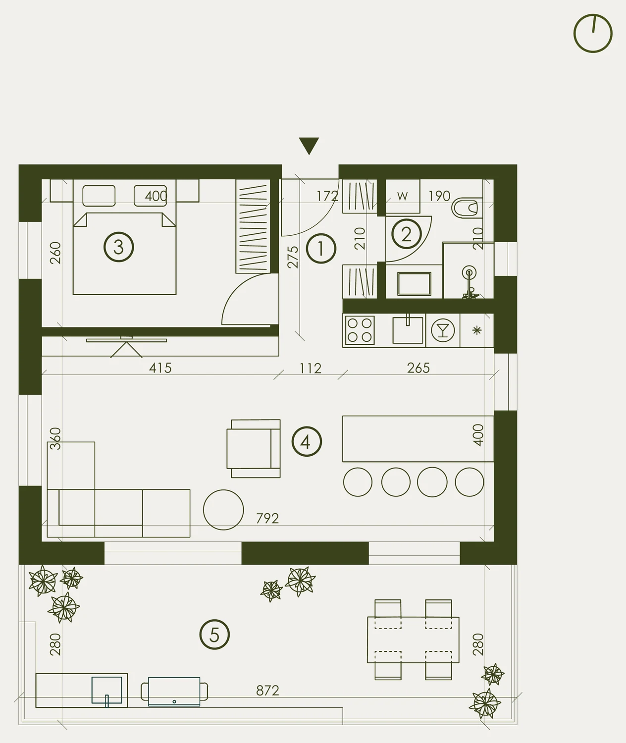 Tlocrt — S25, ResidenceZ Zabok