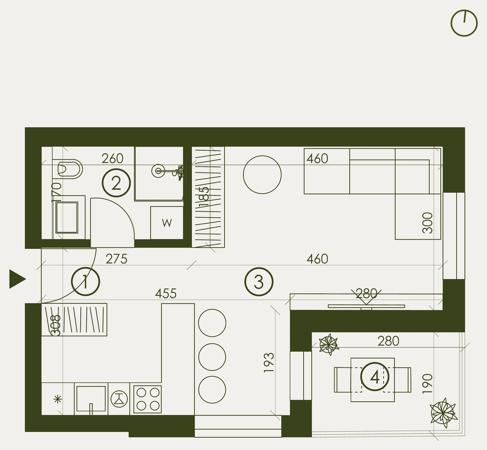 Tlocrt — S05, ResidenceZ Zabok